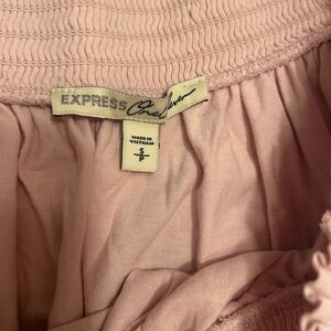 Express Blush Smocked Blouse